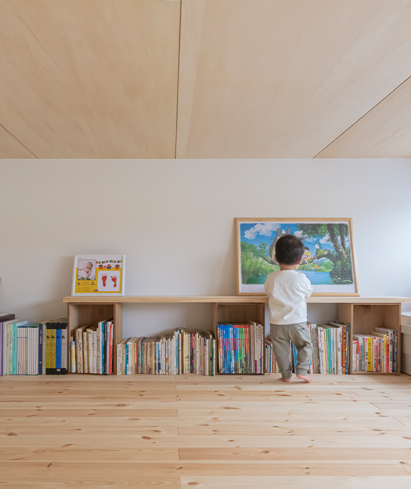 将来を見据えた1.5階半平屋プランも対応