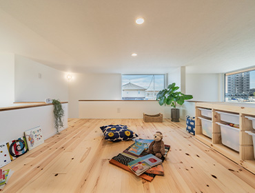 将来を見据えた1.5階半平屋プランも対応
