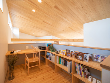将来を見据えた1.5階半平屋プランも対応