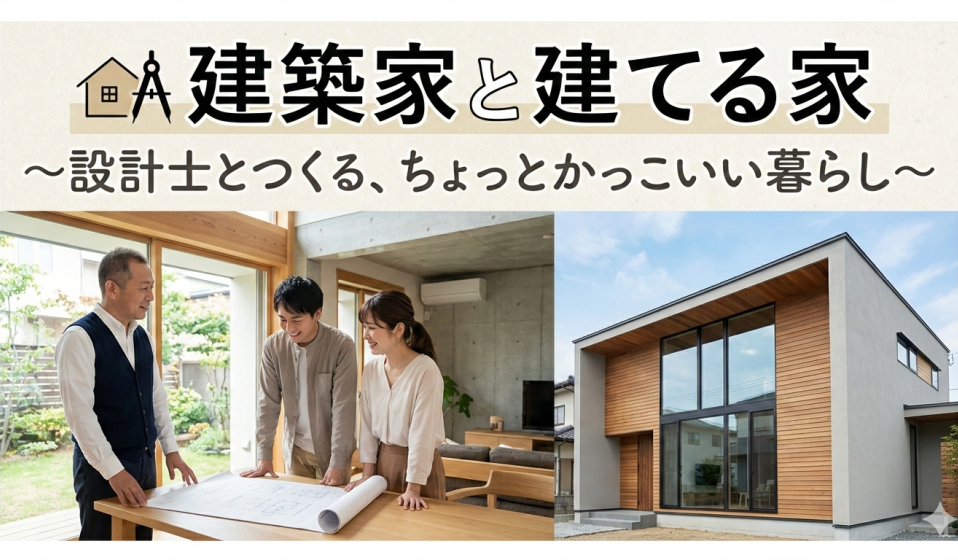 建築家と建てる家 ～設計士とつくる、ちょっとかっこいい暮らし～