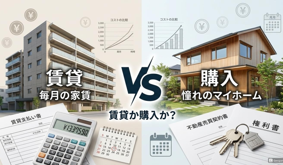 家賃並みの支払いでデザイン住宅は建てられる？ ～賃貸vs持ち家、本当のコストを比較～