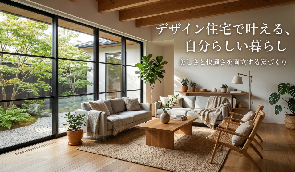 デザイン住宅で叶える、自分らしい暮らし ～美しさと快適さを両立する家づくり～